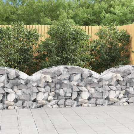 Coș gabion arcuit, 150x50x60/80 cm, fier galvanizat Lando - Lando