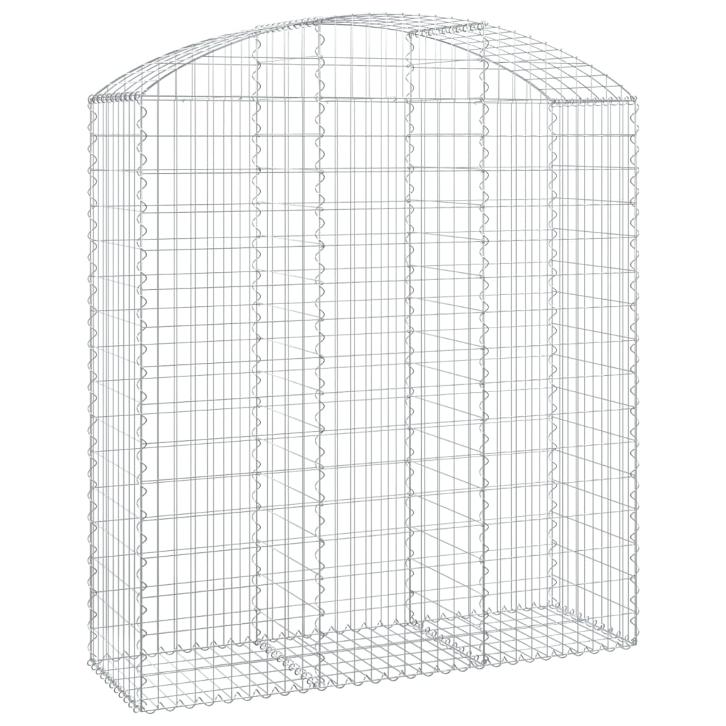 Coș gabion arcuit, 150x50x160/180 cm, fier galvanizat Lando - Lando