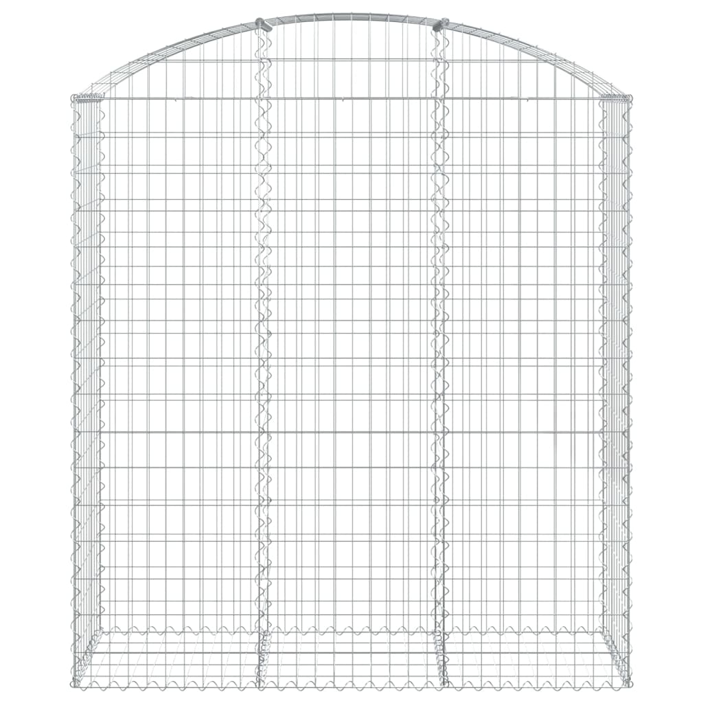 Coș gabion arcuit, 150x50x160/180 cm, fier galvanizat Lando - Lando