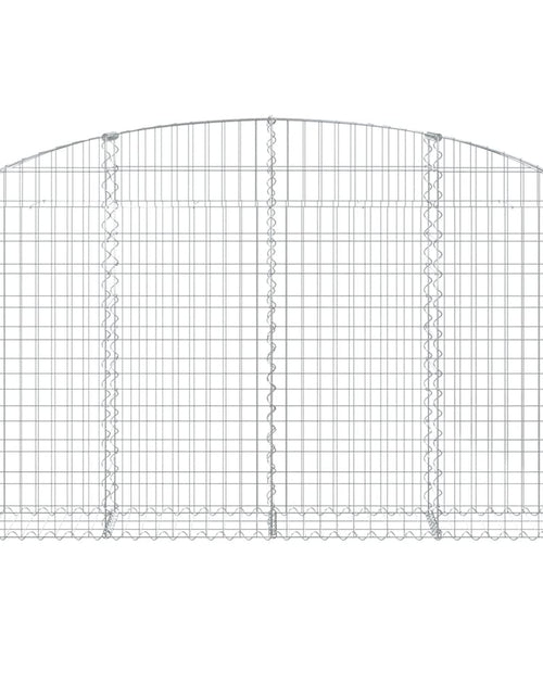 Загрузите изображение в средство просмотра галереи, Coș gabion arcuit 200x30x100/120 cm fier galvanizat Lando - Lando
