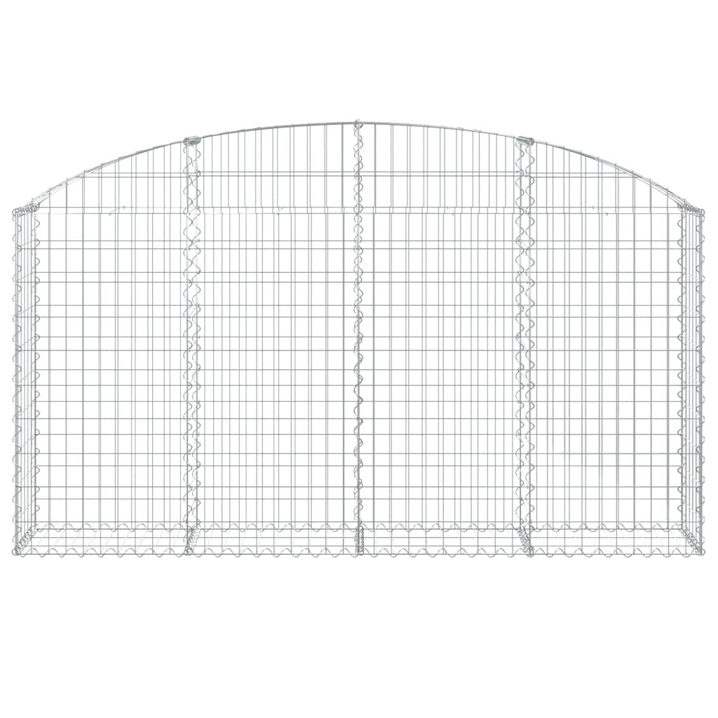 Coș gabion arcuit 200x30x100/120 cm fier galvanizat Lando - Lando