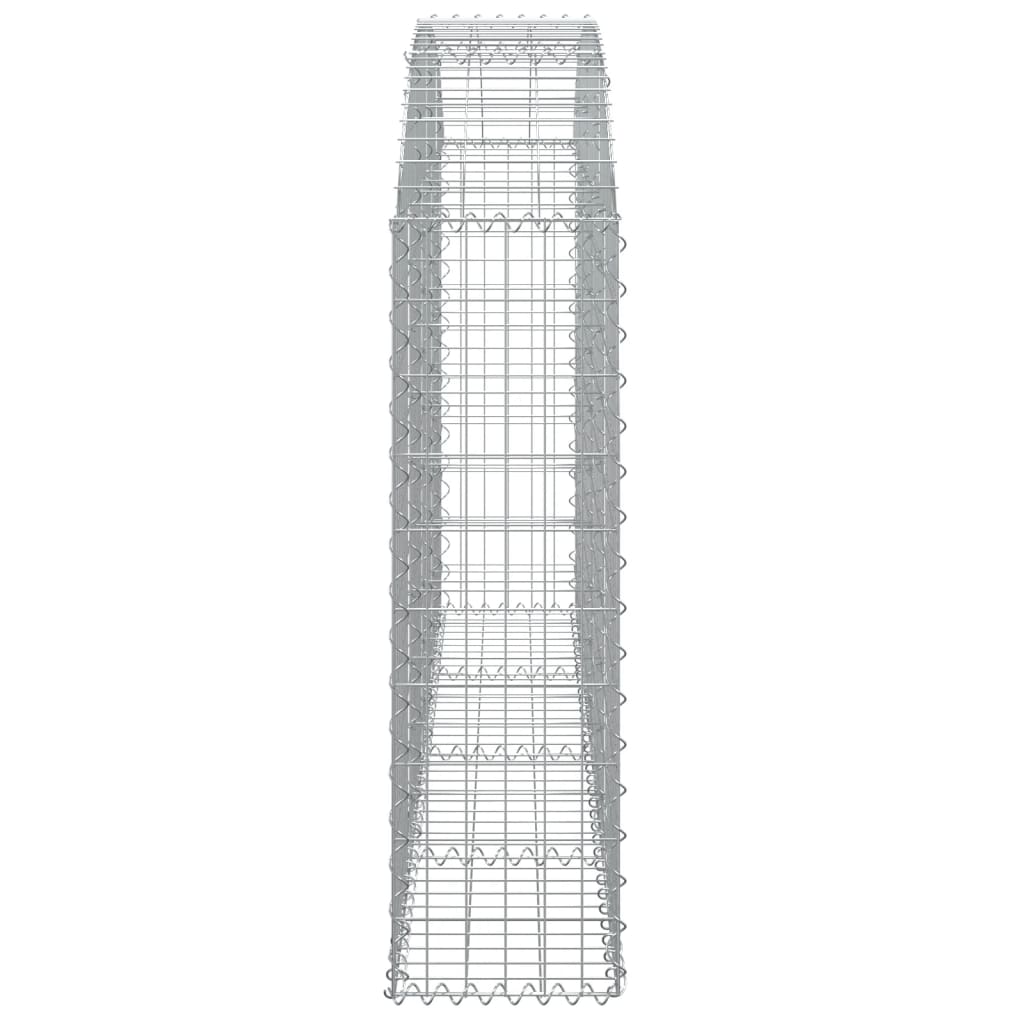 Coș gabion arcuit 200x30x100/120 cm fier galvanizat Lando - Lando