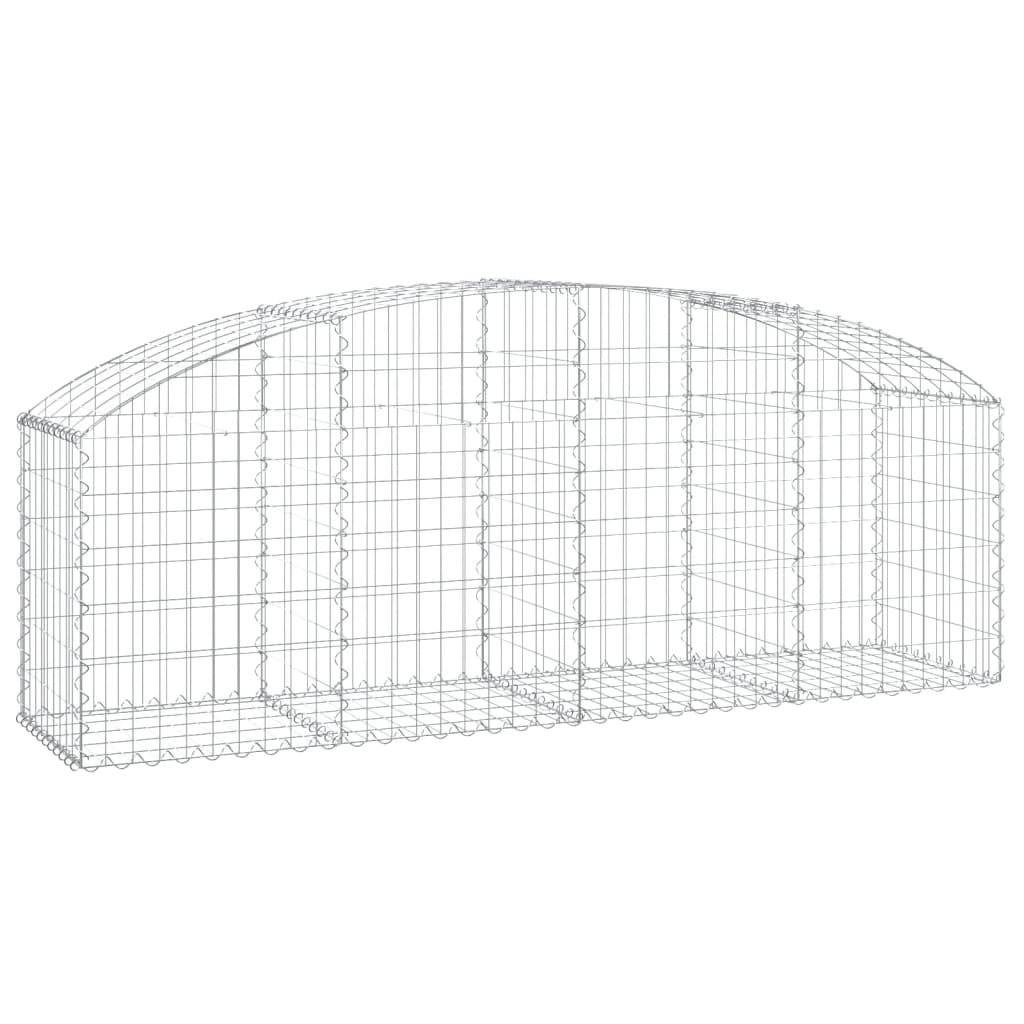 Coș gabion arcuit 200x50x60/80 cm fier galvanizat Lando - Lando