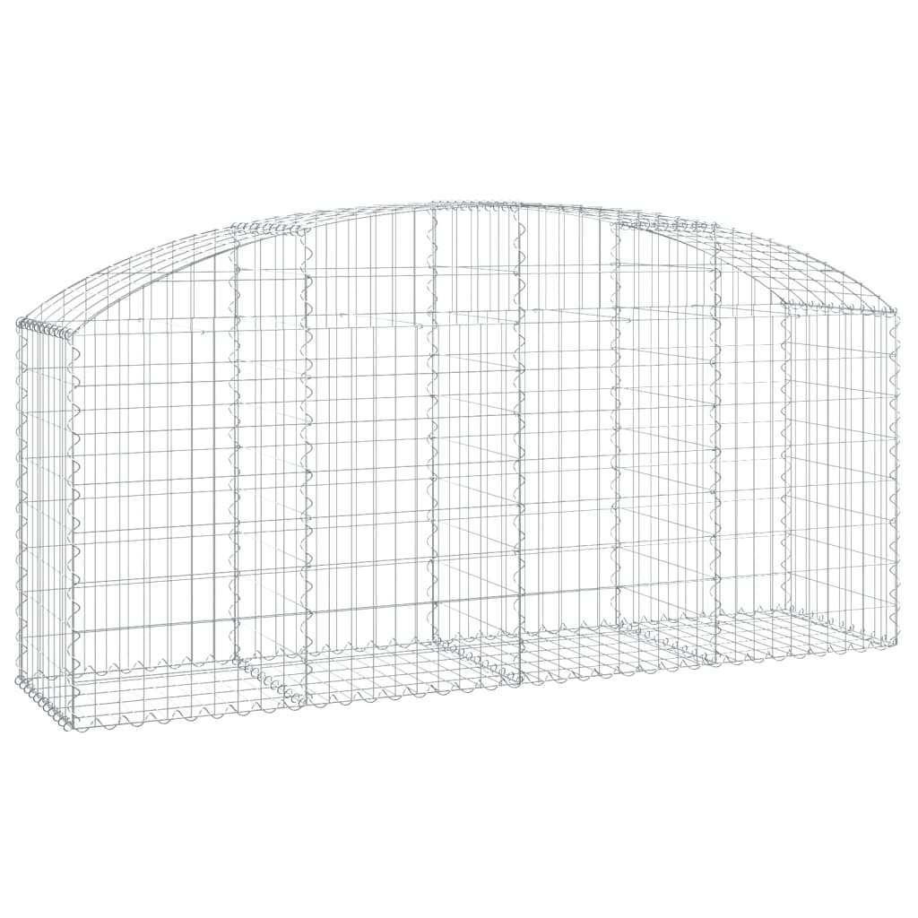 Coș gabion arcuit 200x50x80/100 cm fier galvanizat Lando - Lando