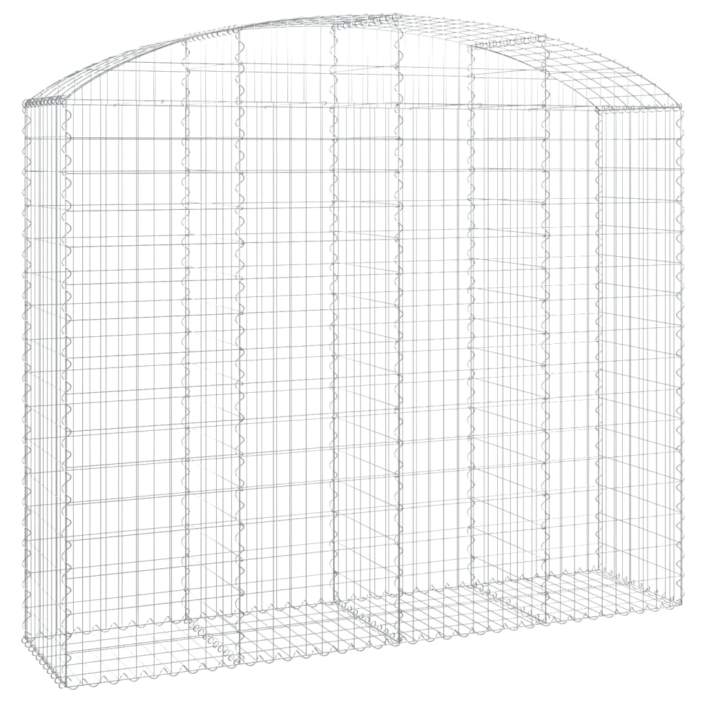 Coș gabion arcuit, 200x50x160/180 cm, fier galvanizat Lando - Lando