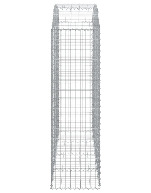 Загрузите изображение в средство просмотра галереи, Coș gabion arcuit, 200x50x160/180 cm, fier galvanizat Lando - Lando
