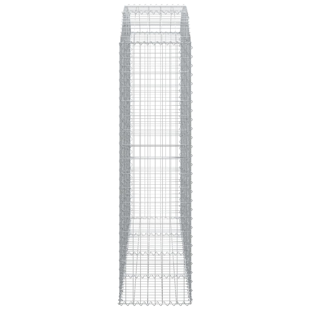 Coș gabion arcuit, 200x50x180/200 cm, fier galvanizat Lando - Lando