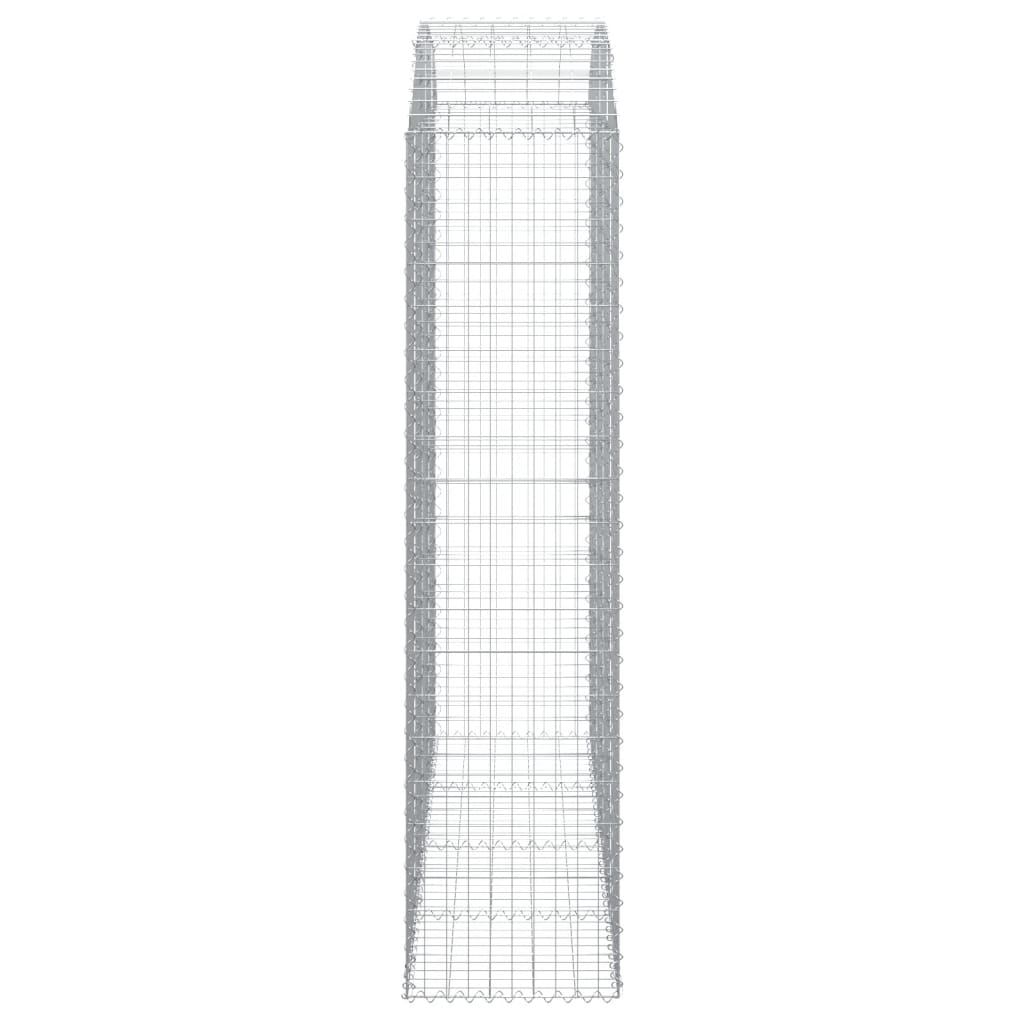 Coș gabion arcuit 200x50x200/220 cm fier galvanizat Lando - Lando