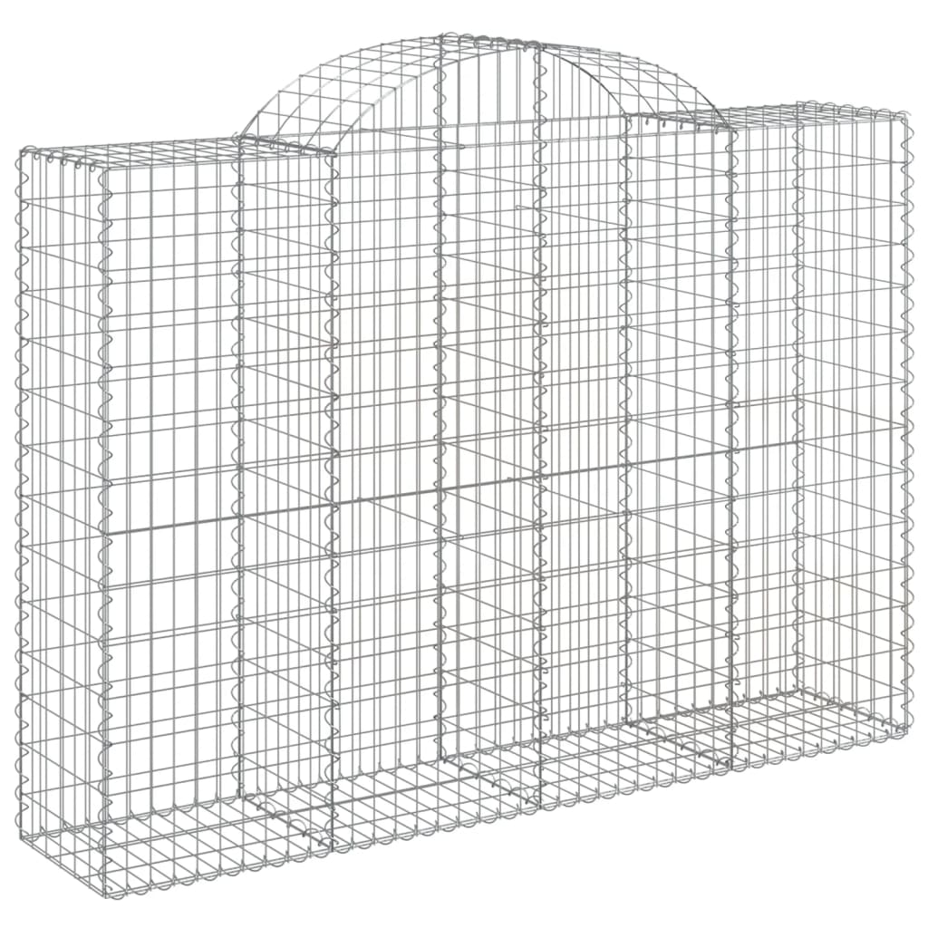 Coș gabion arcuit, 200x50x140/160 cm, fier galvanizat Lando - Lando