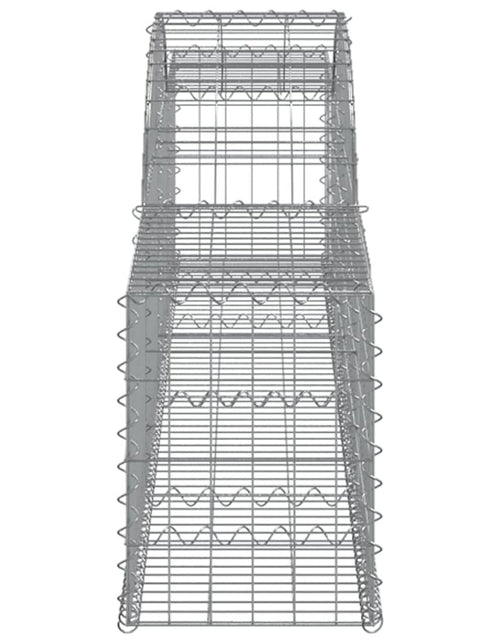 Загрузите изображение в средство просмотра галереи, Coș gabion arcuit 300x30x40/60 cm, fier galvanizat Lando - Lando
