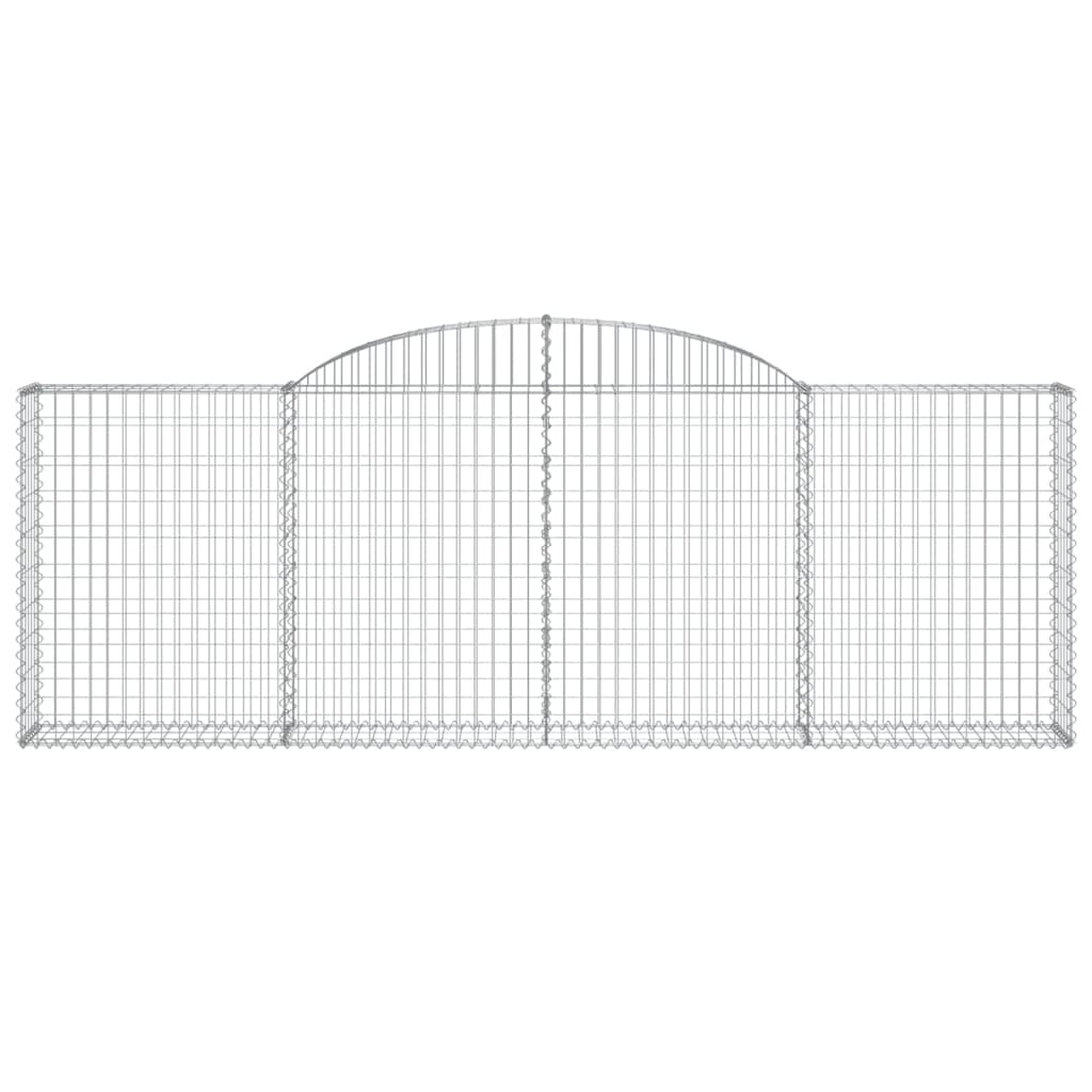 Coș gabion arcuit, 300x30x100/120 cm, fier galvanizat Lando - Lando