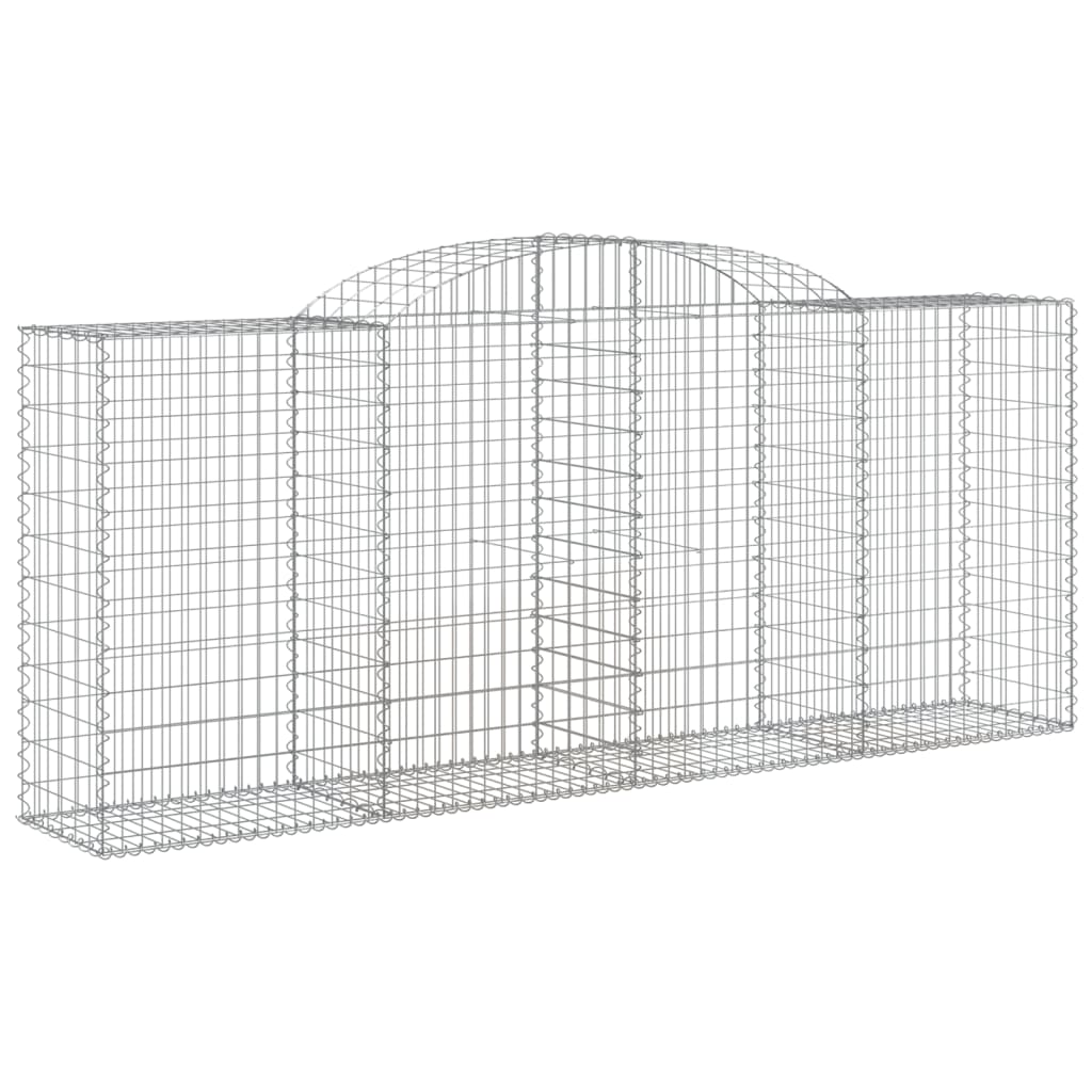 Coș gabion arcuit, 300x50x120/140 cm, fier galvanizat Lando - Lando