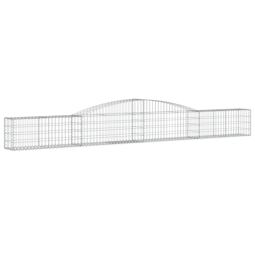 Coș gabion arcuit 400x30x40/60 cm fier galvanizat Lando - Lando