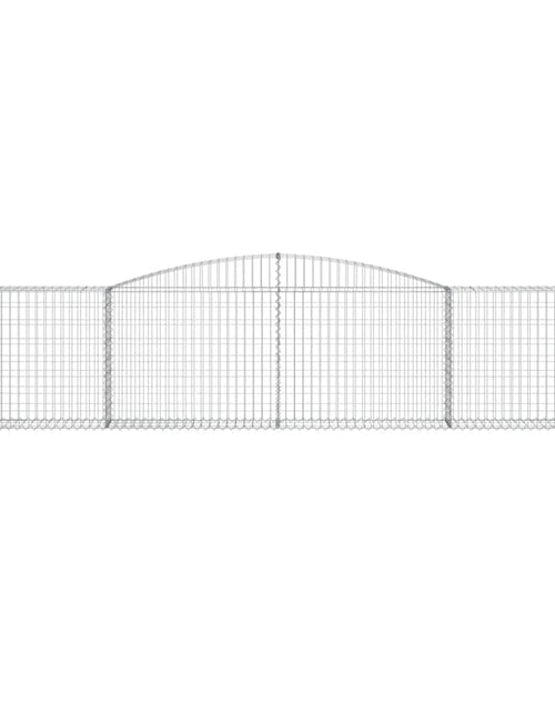 Загрузите изображение в средство просмотра галереи, Coș gabion arcuit 400x30x80/100 cm fier galvanizat Lando - Lando
