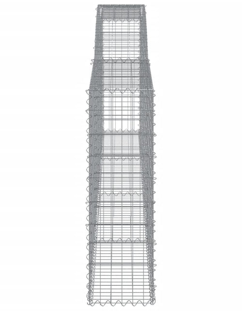 Загрузите изображение в средство просмотра галереи, Coș gabion arcuit 400x30x100/120 cm fier galvanizat Lando - Lando
