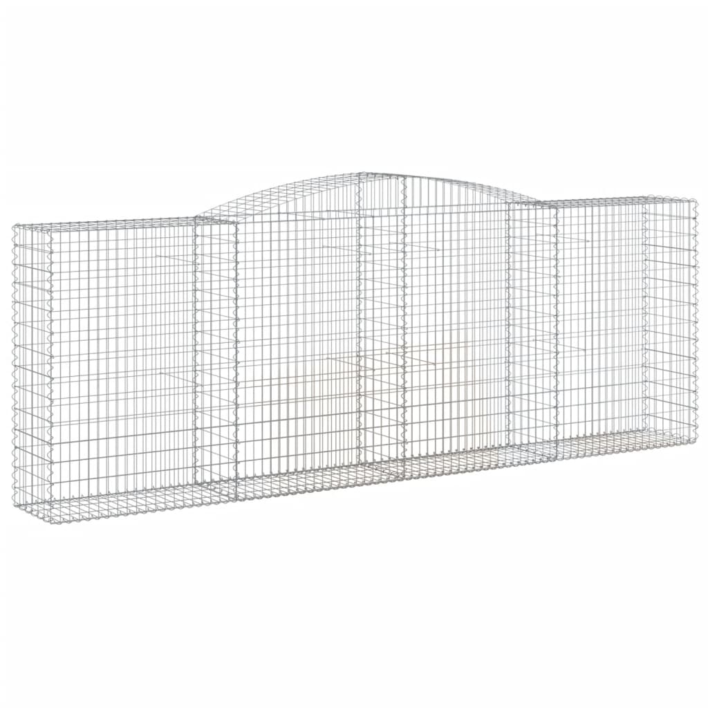 Coș gabion arcuit, 400x50x140/160 cm, fier galvanizat - Lando