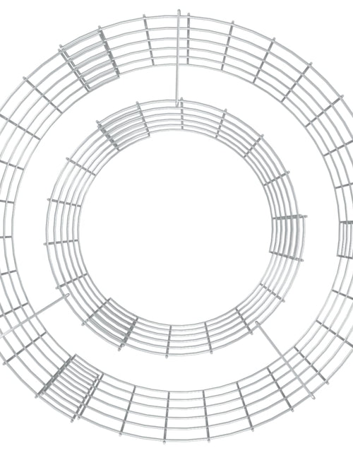 Încărcați imaginea în vizualizatorul Galerie, Vatră de foc din gabion Ø 50 cm fier galvanizat Lando - Lando
