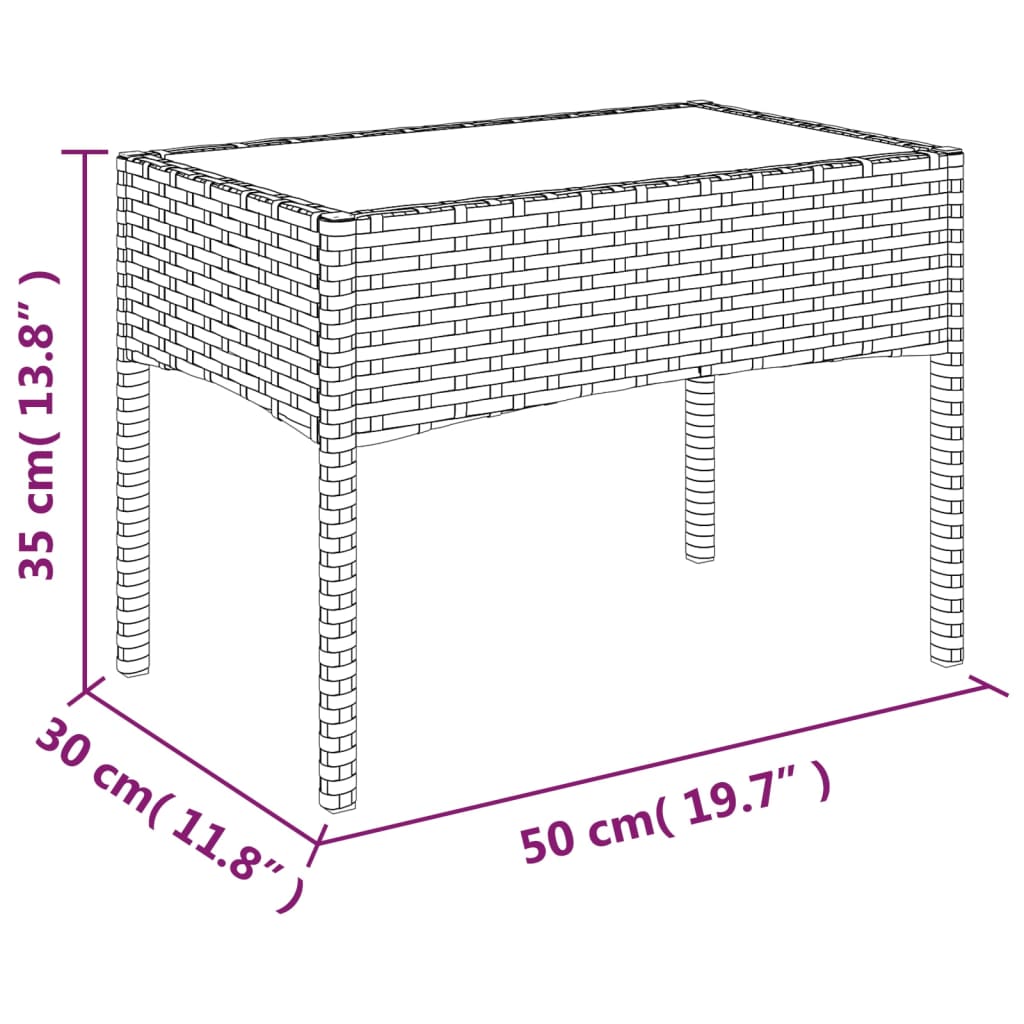 Set mobilier de grădină cu perne, 4 piese, maro, poliratan Lando - Lando