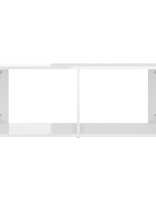 Загрузите изображение в средство просмотра галереи, Măsuță de cafea, alb extralucios, 100x50x36 cm, lemn compozit Lando - Lando
