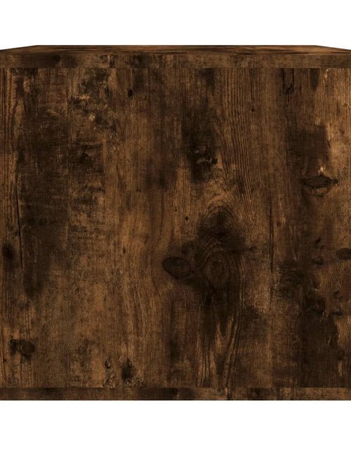 Загрузите изображение в средство просмотра галереи, Măsuță de cafea, stejar fumuriu, 80x50x40 cm, lemn prelucrat Lando - Lando

