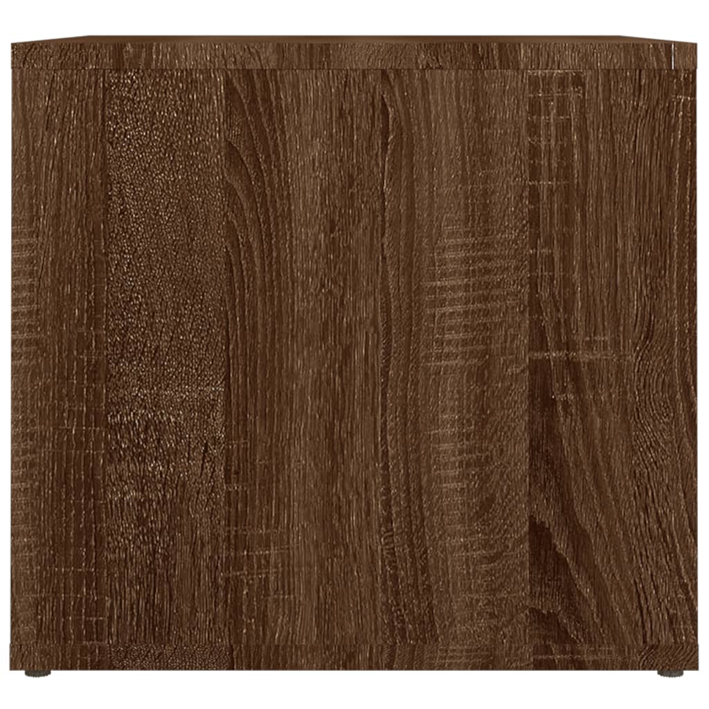 Noptieră, stejar maro, 41x40x36 cm, lemn compozit - Lando