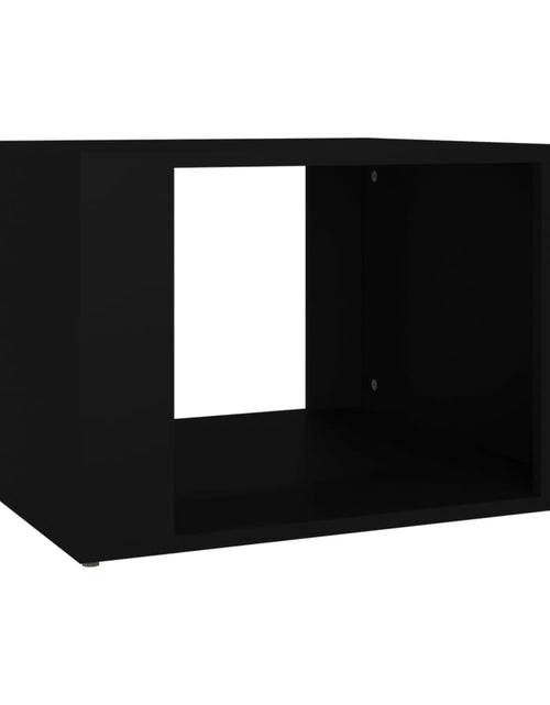 Încărcați imaginea în vizualizatorul Galerie, Noptieră, negru, 57x55x36 cm, lemn compozit - Lando
