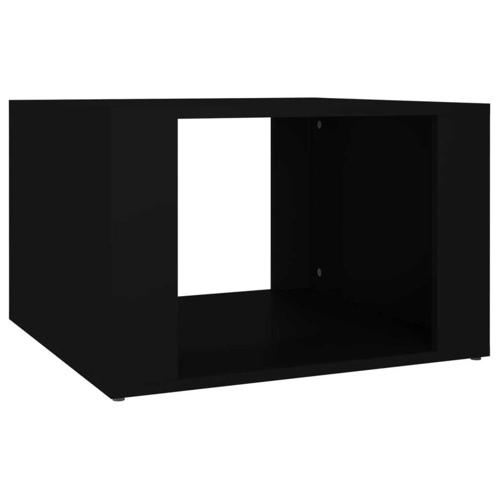 Noptieră, negru, 57x55x36 cm, lemn compozit - Lando