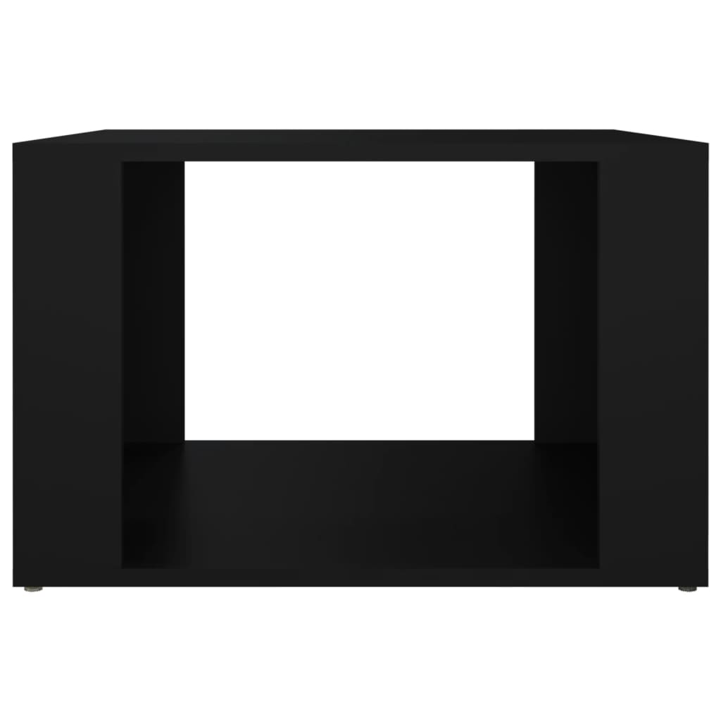 Noptieră, negru, 57x55x36 cm, lemn compozit - Lando