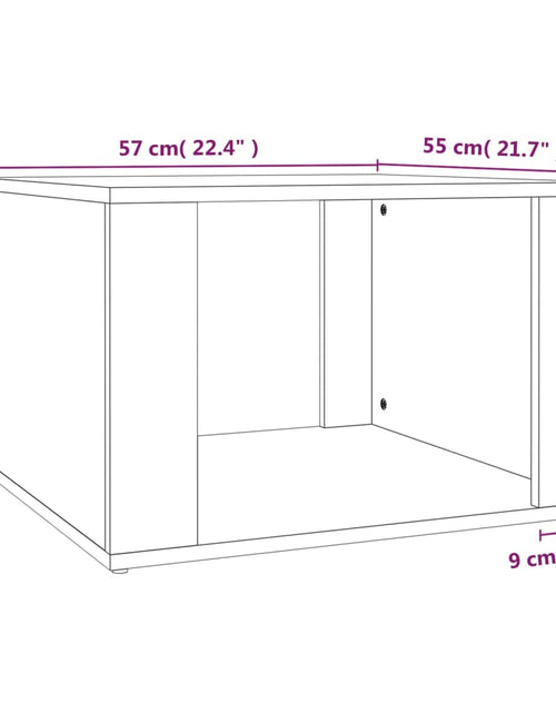Загрузите изображение в средство просмотра галереи, Noptieră, stejar sonoma, 57x55x36 cm, lemn compozit - Lando
