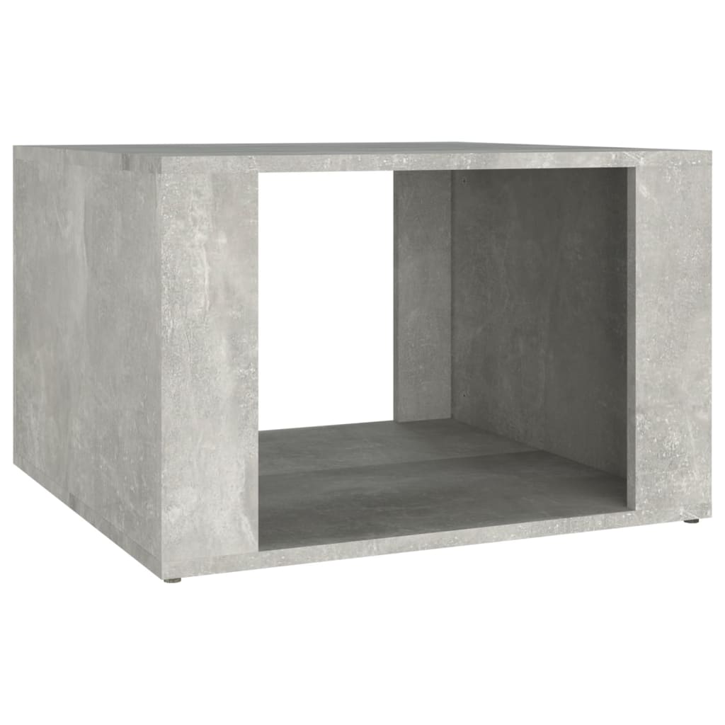 Noptieră, gri beton, 57x55x36 cm, lemn compozit - Lando