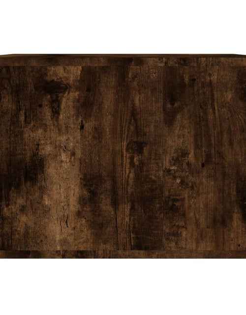 Încărcați imaginea în vizualizatorul Galerie, Noptieră, stejar fumuriu, 57x55x36 cm, lemn compozit - Lando
