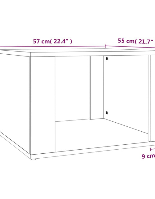 Încărcați imaginea în vizualizatorul Galerie, Noptieră, gri sonoma, 57x55x36 cm, lemn compozit - Lando
