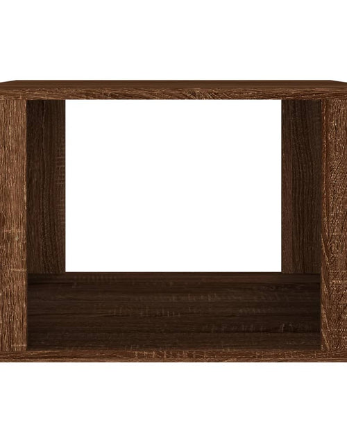 Загрузите изображение в средство просмотра галереи, Noptieră, stejar maro, 57x55x36 cm, lemn compozit - Lando
