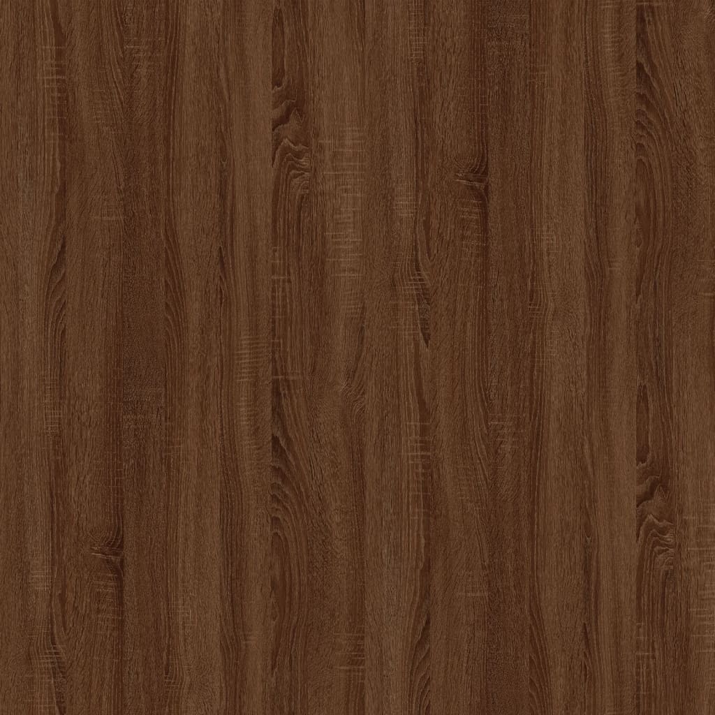 Noptieră, stejar maro, 57x55x36 cm, lemn compozit - Lando