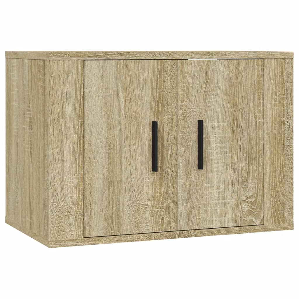 Dulap TV montat pe perete, stejar sonoma, 57x34,5x40 cm Lando - Lando