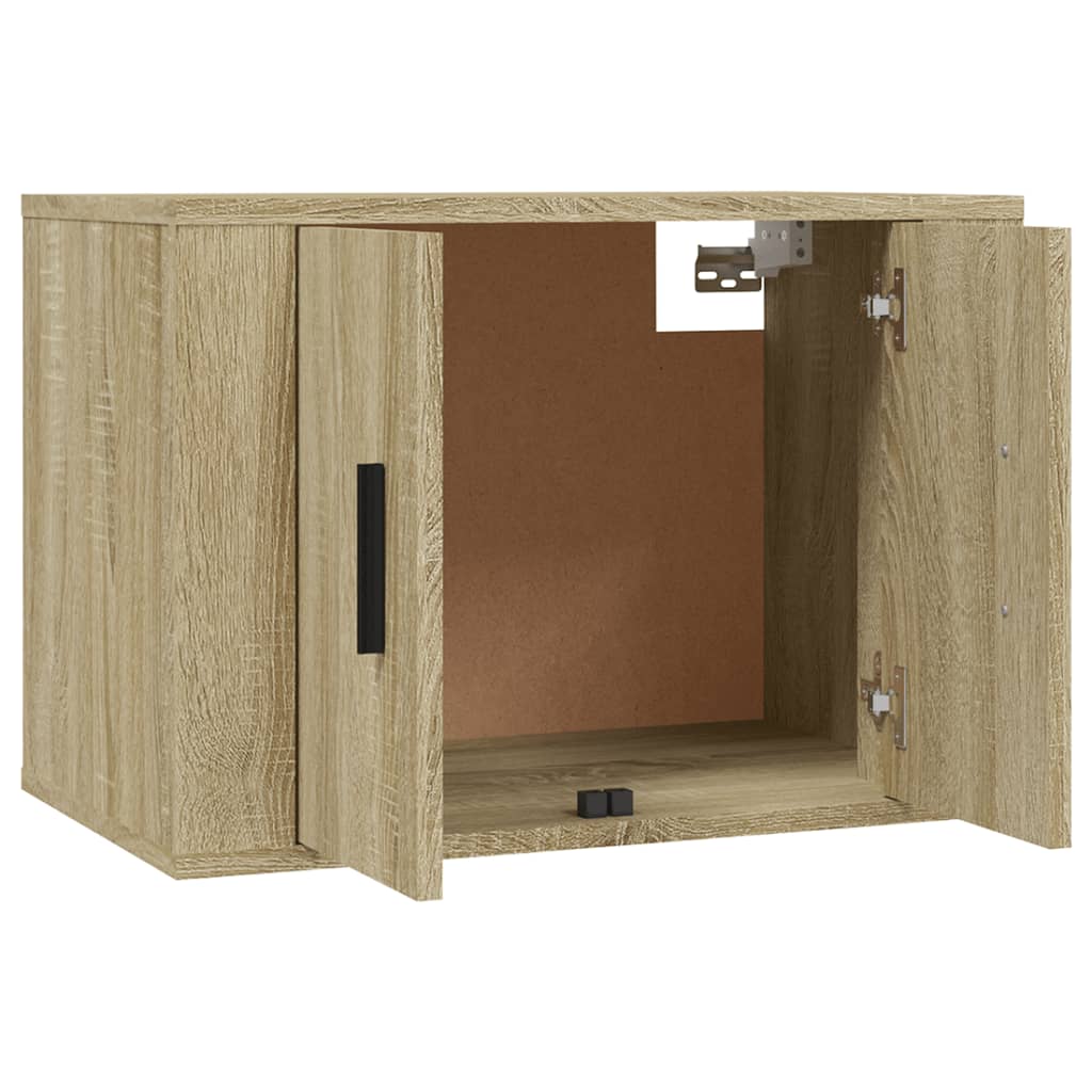 Dulap TV montat pe perete, stejar sonoma, 57x34,5x40 cm Lando - Lando