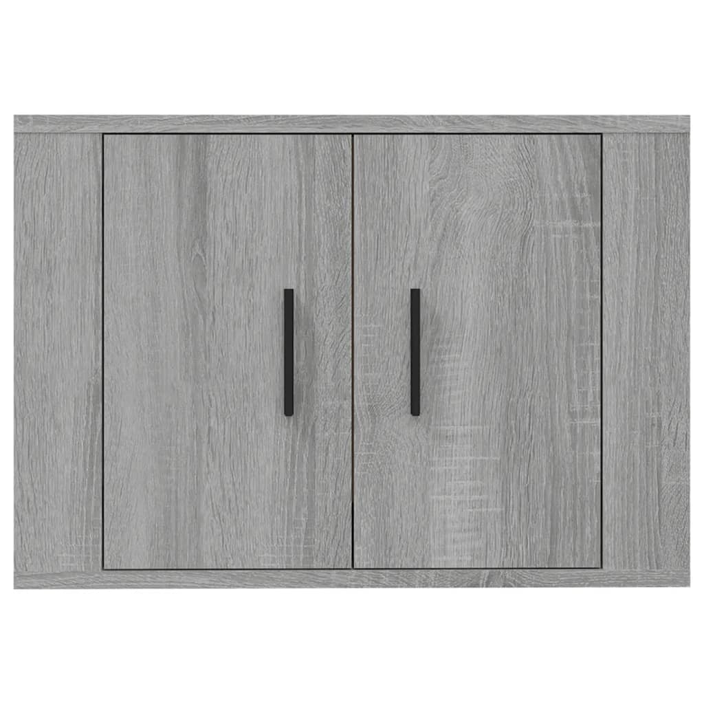 Dulap TV montat pe perete, gri sonoma, 57x34,5x40 cm Lando - Lando