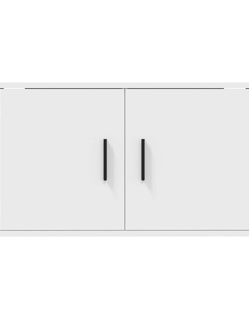 Încărcați imaginea în vizualizatorul Galerie, Dulap TV cu montaj pe perete, alb, 80x34,5x40 cm Lando - Lando
