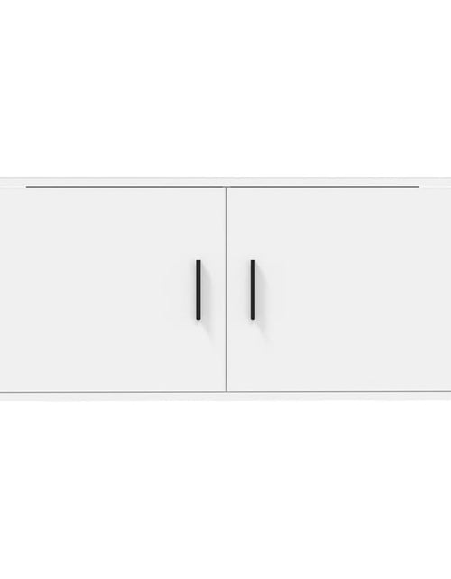 Încărcați imaginea în vizualizatorul Galerie, Dulap TV montat pe perete, alb, 100x34,5x40 cm Lando - Lando
