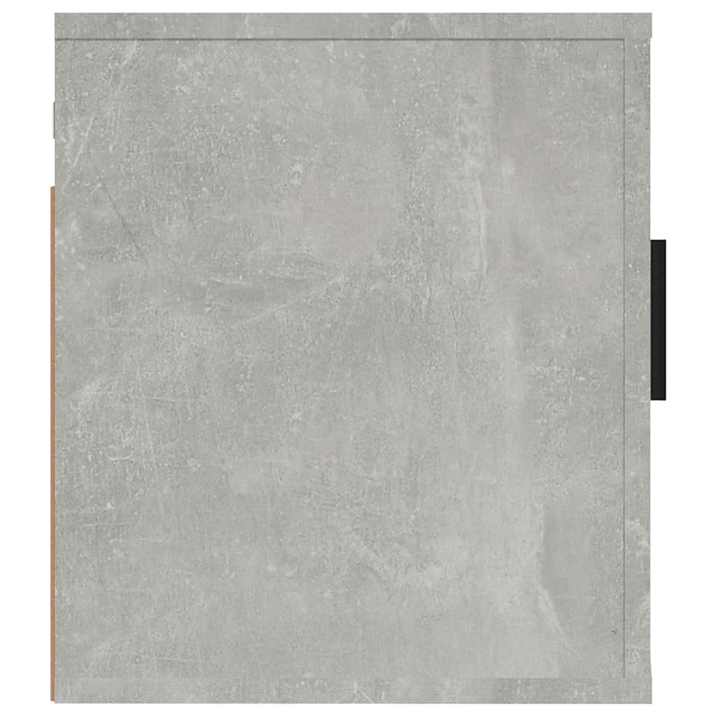 Dulap TV montat pe perete, gri beton, 40x34,5x40 cm Lando - Lando