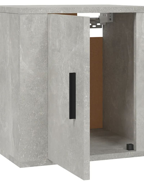 Încărcați imaginea în vizualizatorul Galerie, Dulap TV montat pe perete, gri beton, 40x34,5x40 cm Lando - Lando
