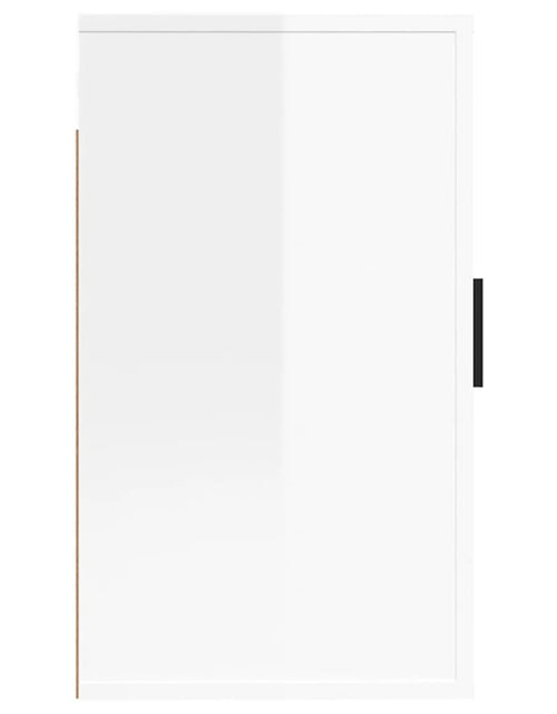 Загрузите изображение в средство просмотра галереи, Dulap TV montat pe perete, alb extralucios, 40x34,5x60 cm Lando - Lando
