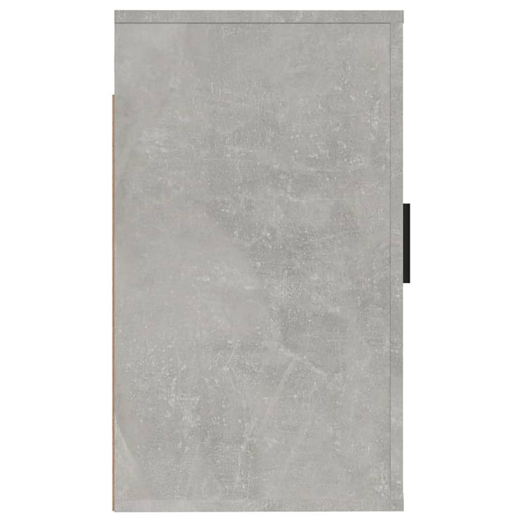 Dulap TV montat pe perete, gri beton, 40x34,5x60 cm Lando - Lando