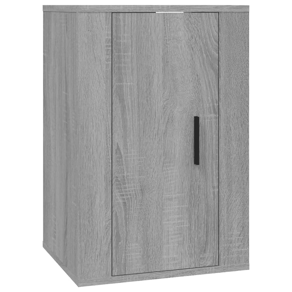 Dulap TV montat pe perete, gri sonoma, 40x34,5x60 cm Lando - Lando