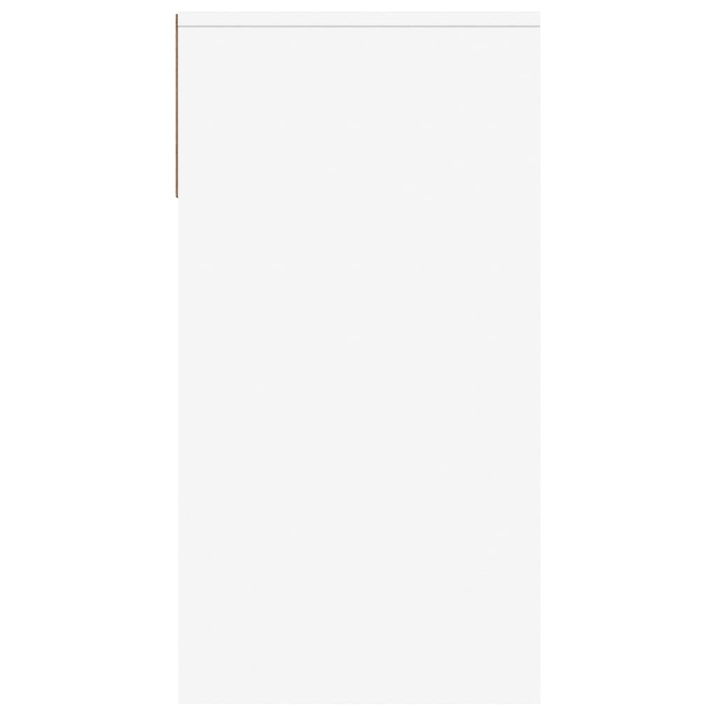 Măsuță consolă, alb, 100x39x75 cm, lemn compozit - Lando