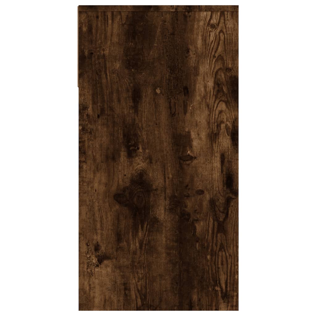 Măsuță consolă, stejar fumuriu, 100x39x75 cm, lemn prelucrat - Lando