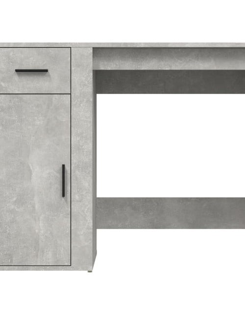 Încărcați imaginea în vizualizatorul Galerie, Birou, gri beton, 100x49x75 cm, lemn prelucrat - Lando
