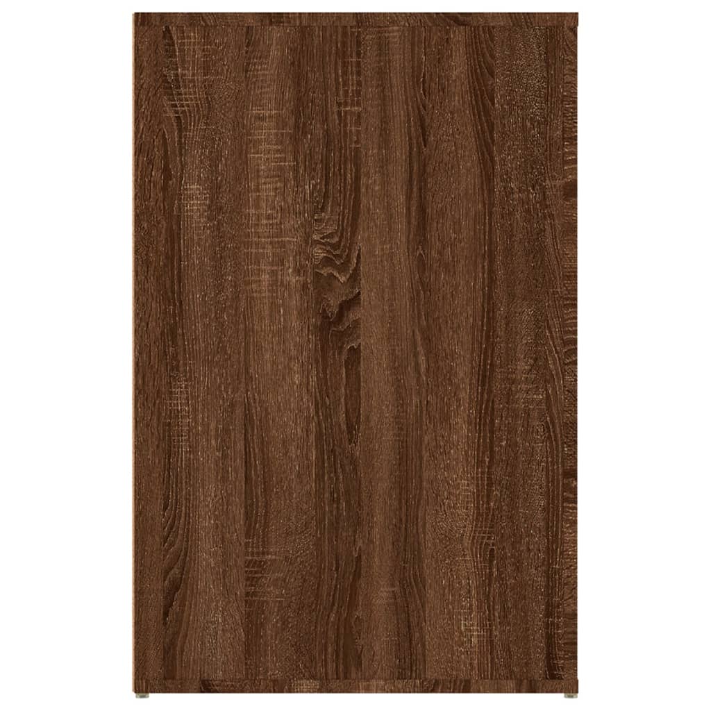 Birou, stejar maro, 100x49x75 cm, lemn prelucrat - Lando