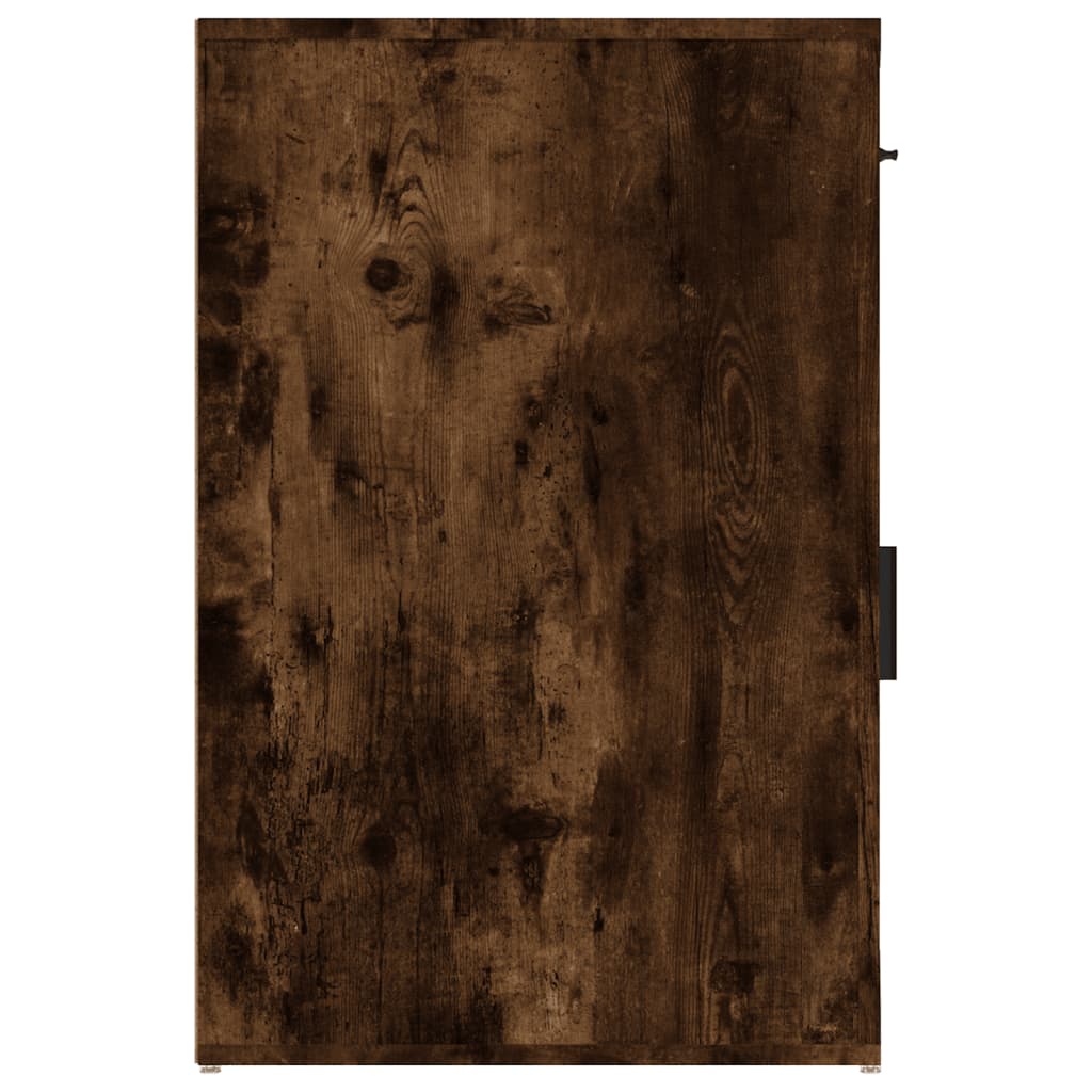 Dulap de birou, stejar fumuriu, 40x49x75 cm, lemn prelucrat - Lando
