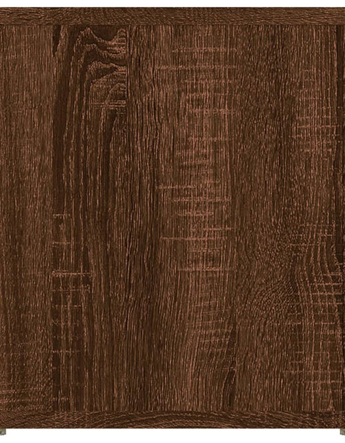 Încărcați imaginea în vizualizatorul Galerie, Comodă TV, stejar maro, 80x31,5x36 cm, lemn prelucrat Lando - Lando
